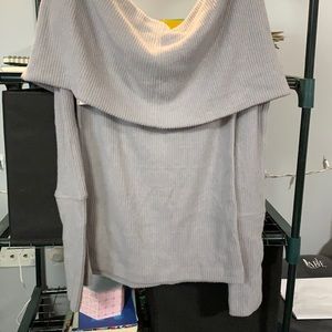Off the shoulder sweater